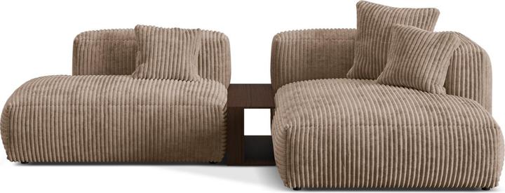 Image du produit Micadoni Canapé D'Angle Droit Modulaire, "Martina", 2 Places, 285x176x75 Fabriqué en Europe (Canapé modulaire, Canapé d'angle)