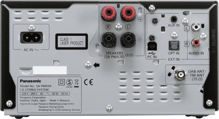 Image du produit Panasonic SC-PMX94 (Lecteur de CD, Bluetooth, 2x 60 W)