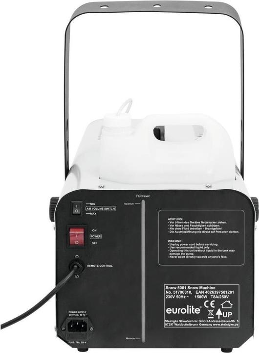 Image du produit Eurolite Snow Machine à neige (Motoneige)