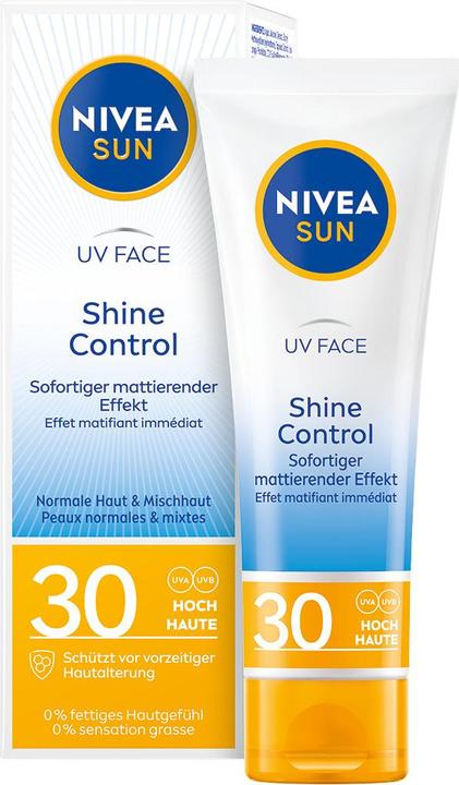Immagine prodotto NIVEA Sun UV Face Shine Control (Crema solare viso, SPF 30, 50 ml, 69 g)