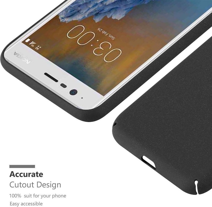 Actual product image Cadorabo Hard Cover Frosty Cover (Samsung Galaxy J3 2017 (US version))