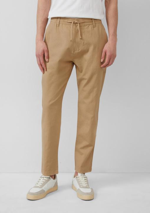 Produktbild S.Oliver Hose Detroit: Relaxed-Fit-Chino aus Leinenmix mit Elastikbund (W38/L32)