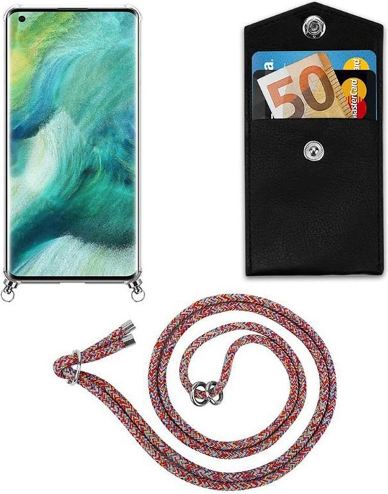 Produktbild Cadorabo TPU Handy Kette SILBER Cover