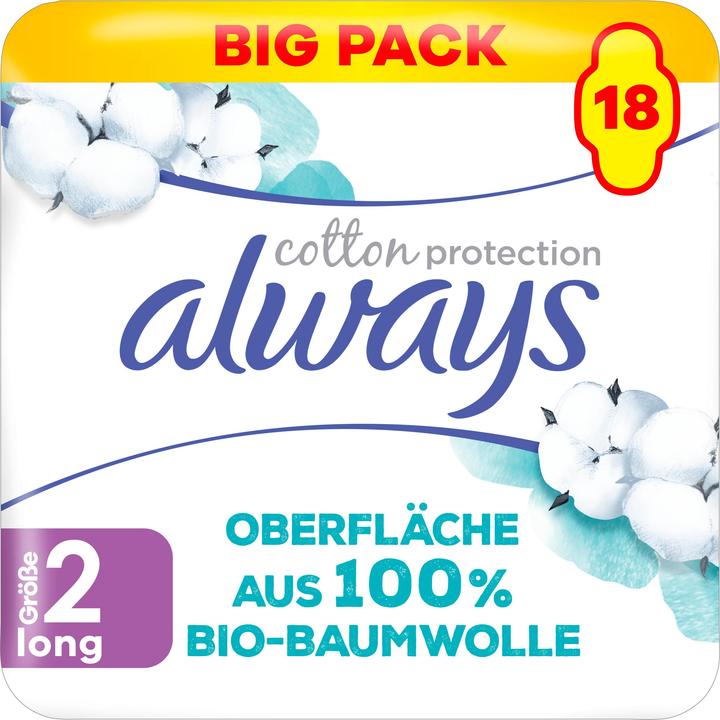 Actual product image Always Cotton Protection (18 x)