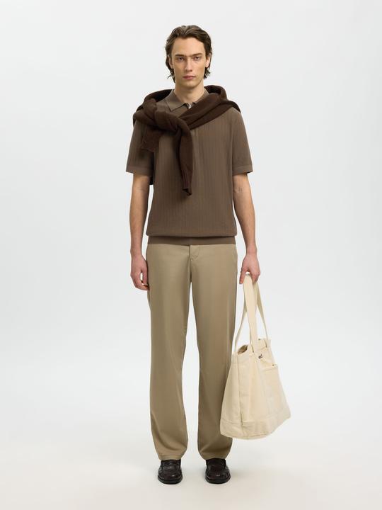 Produktbild Selected Slhcran Ss Knit Structure Zip Polo Noos (M)