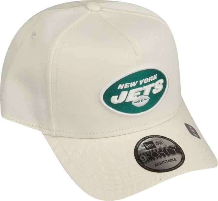 Actual product image New Era 9Forty A-Frame Cap - New York Jets chrome white