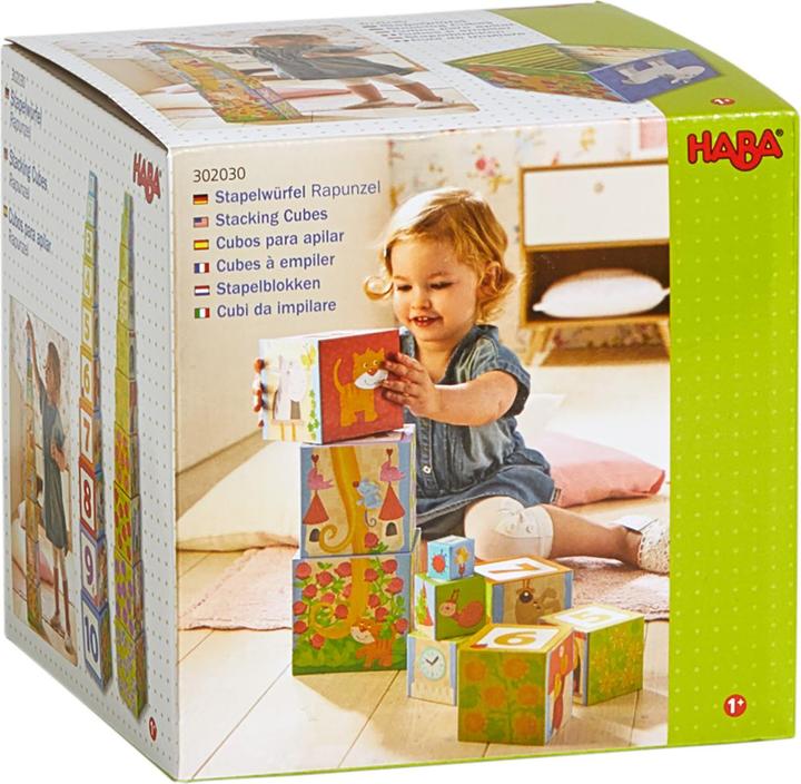 Actual product image Haba Rapunzel stacking cube
