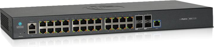 Actual product image Cambium Networks MX-EX2028XXA-E - Intelligent Ethernet Switch 24 x 1G and 4 SFP+ fiber ports no power cord (24 ports)