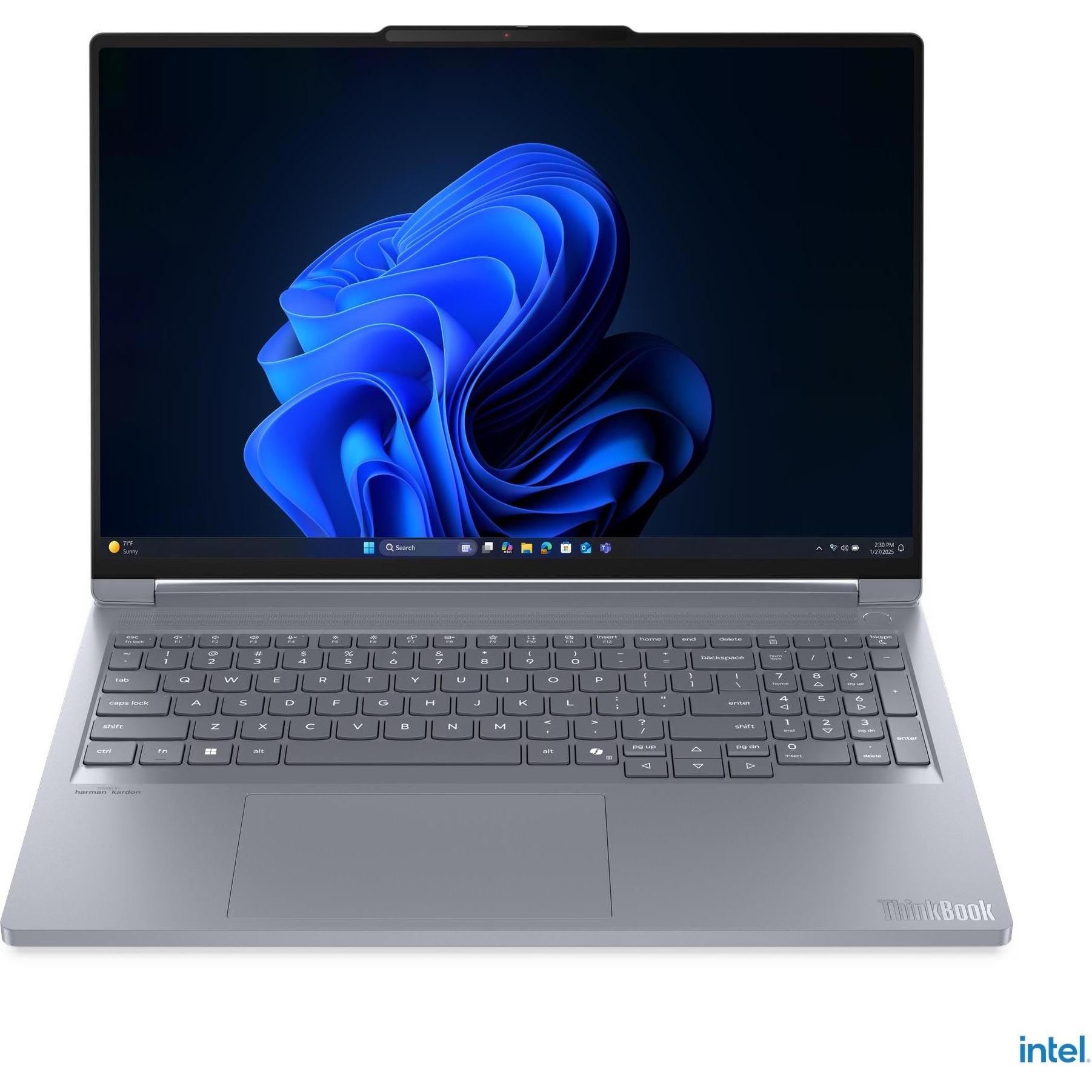 Lenovo ThinkBook 16p Gen 6 (16", 1000 GB, 32 GB, DE, Intel Core Ultra 9 275HX), Notebook, Grau