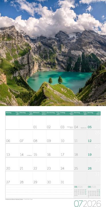 Image du produit Magie des Lichts Kalender 2026 - 30x30 (30 x 30 cm, Couverture rigide, Anglais, Français, Italien)