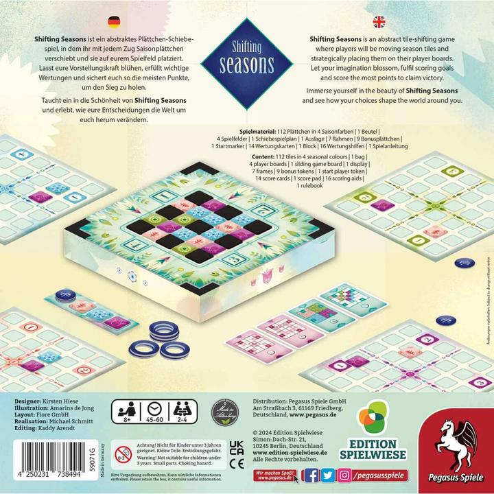 Produktbild Pegasus Shifting Seasons (Edition Spielwiese) (Deutsch)
