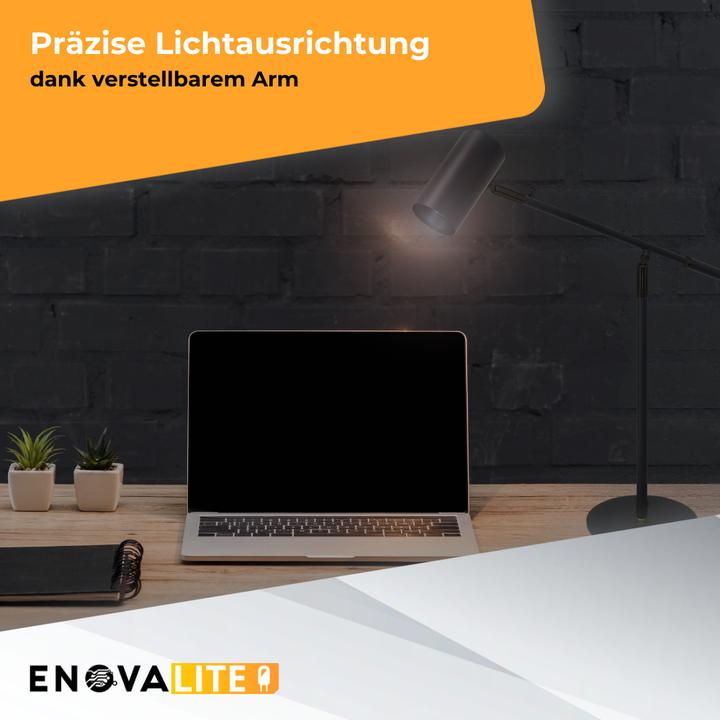 Produktbild Enovalite LED-Tischleuchte, schwarz (GU10)
