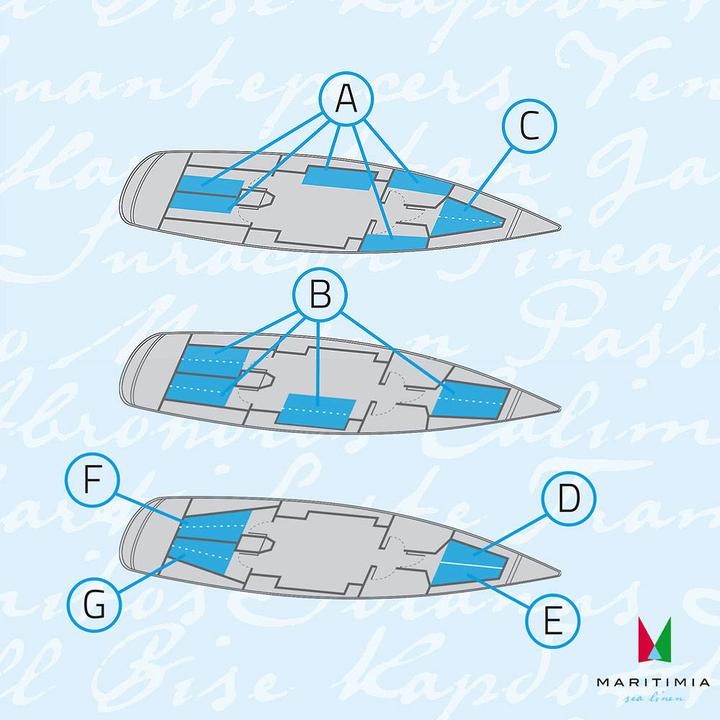 Immagine prodotto Compass Lenzuolo matrimoniale per yacht