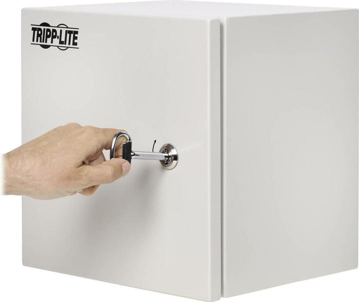 Actual product image Eaton TRIPPLITE SmartRack Outdoor Ind. encl. w Lock - NEMA 4 Surface Mount 30,48cm 12Zoll x 30,48cm (6.86 RU, 19 inch rack)