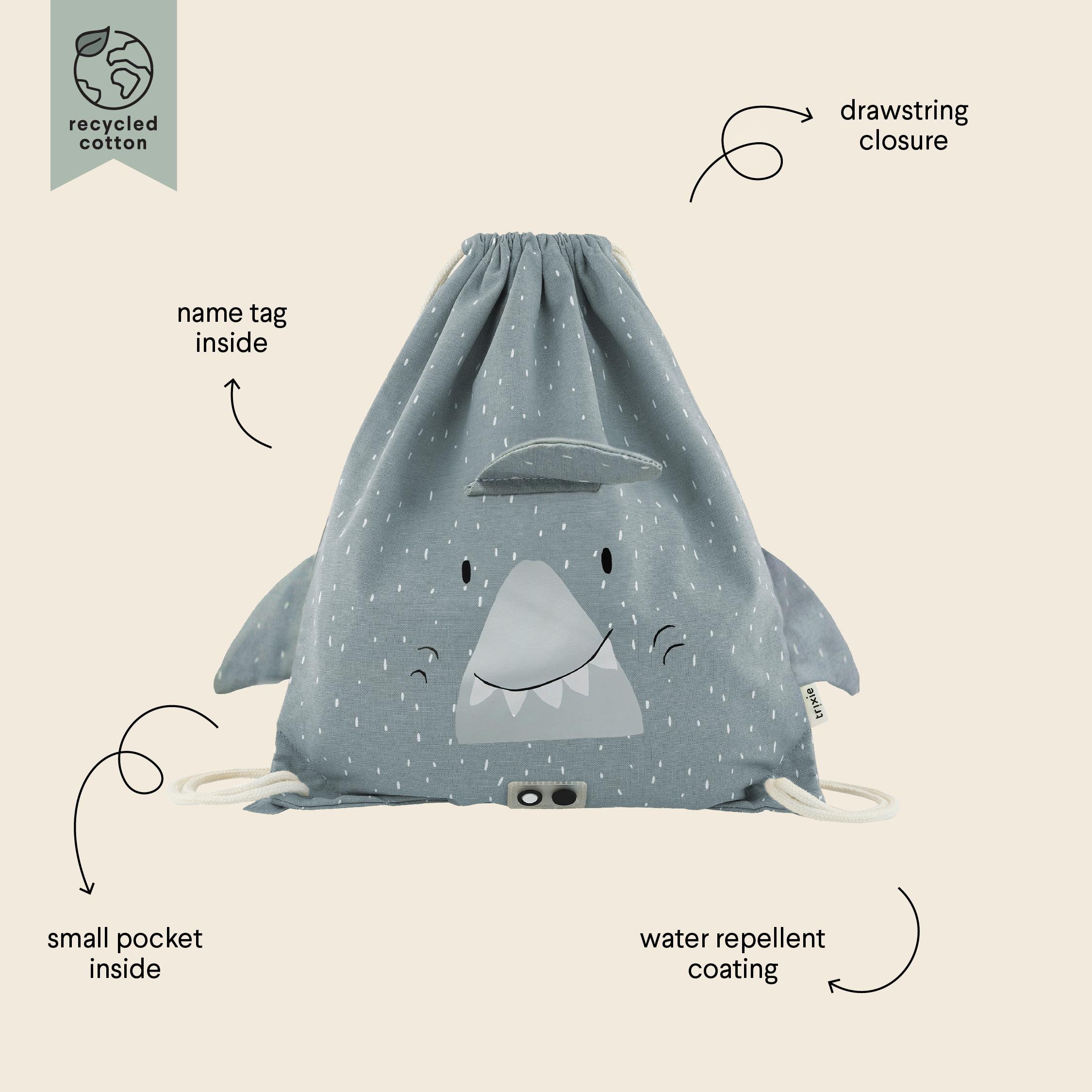 Thumbnail - Trixie, Tasche, Mr. Shark, Grau, (2.50 l)