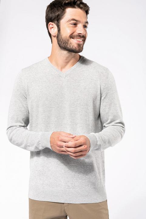 Actual product image Kariban Eco-friendly v-neck sweater (M)