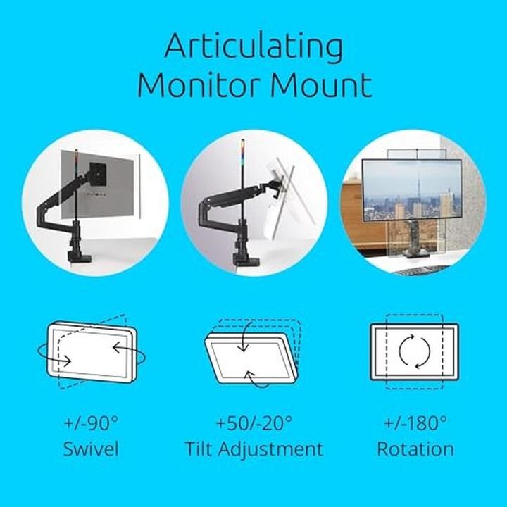 Productafbeelding Kensington heavy duty monitor arm, heavy duty monitor (Tabel, 49", 20 kg)