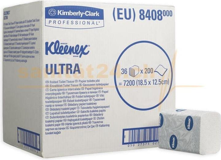 Produktbild Kimberly-Clark ULTRA Toilet Tissue Bulk White 200 F2 (36 x)