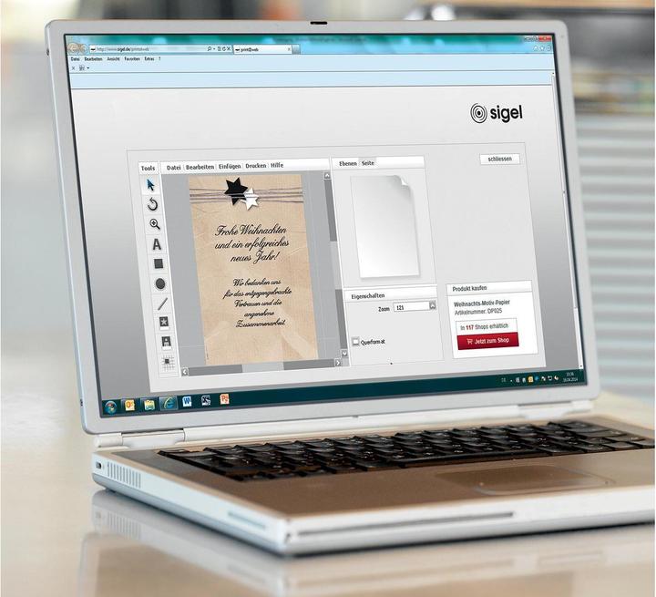 Immagine prodotto Sigel Carta di Natale A4 DP079 Christmas Wrapping 100 fogli (Carta da regalo, 100 x)