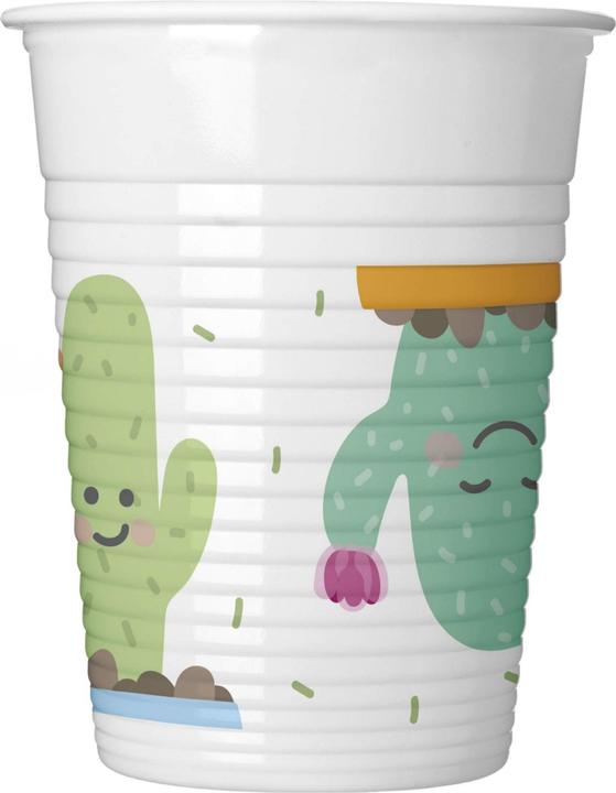 Image du produit Procos Verres de fête en plastique Cactus (pack de 8) (8 x)