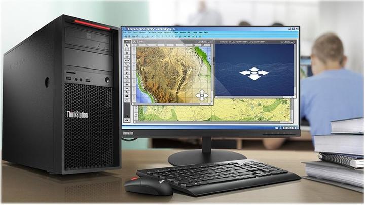 Actual product image Lenovo ThinkStation P520c (512 GB, 16 GB, Intel Xeon W-2125, Quadro P2200)