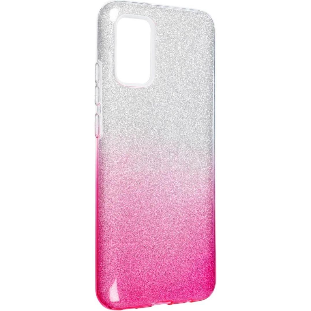 König Design Handyhülle für Samsung Galaxy A02s Schutzcase Cover Bumper Schale Glitzer Pink (Samsung Galaxy A02s), Smart...
