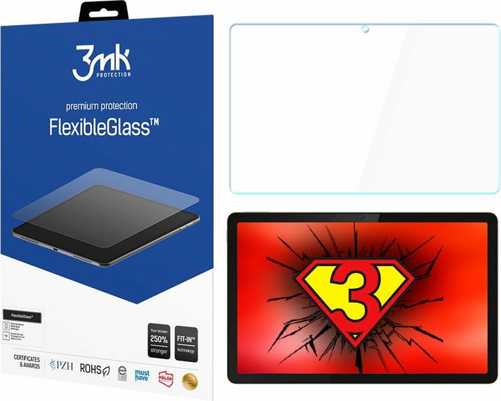 Productafbeelding 3MK FlexibeleGlasschermbeschermer, vertoningsfolie (1 Stuk, Realme Pad)