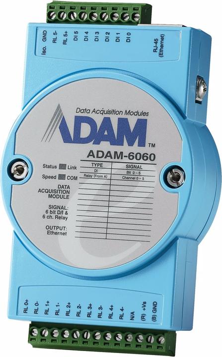 Actual product image Advantech Smart I/O Module ADAM-6060-D (Analogue actuator)
