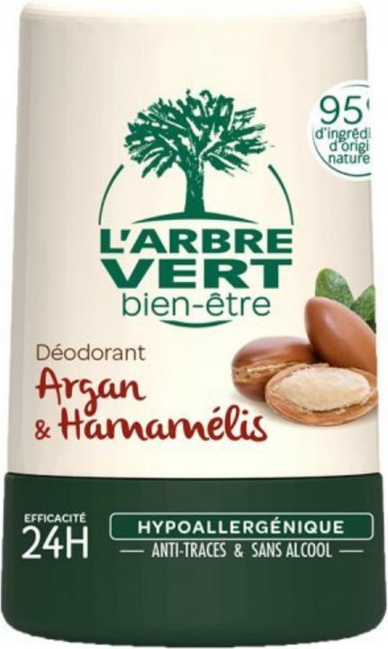 Produktbild L'arbre vert Öko Deodorant Argan & Hamamelis (Roll-on, 50 ml)