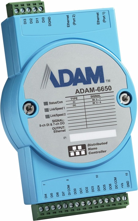 Actual product image Advantech Smart I/O Module ADAM-6050-D
