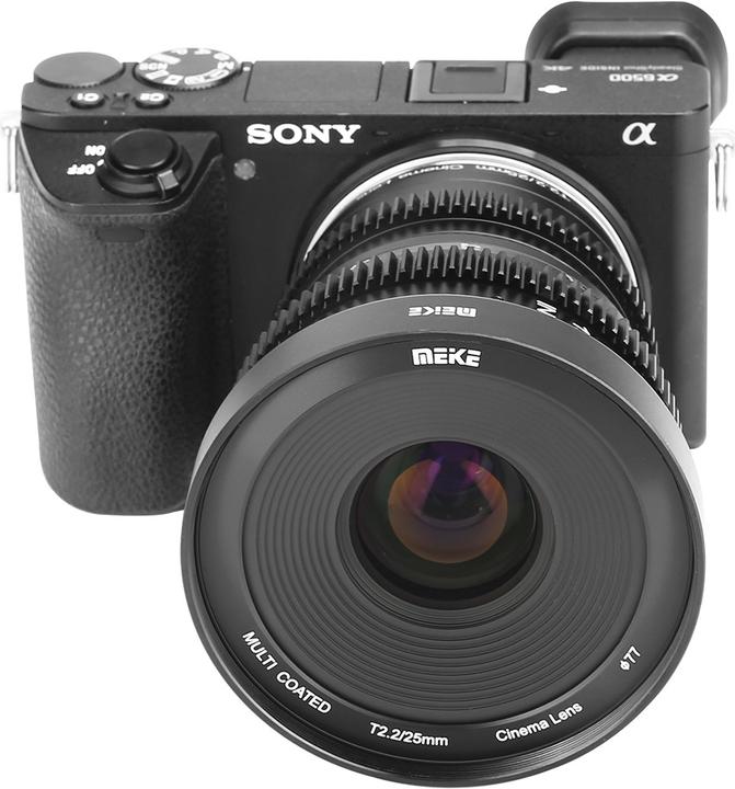 Produktbild Meike 25mm T2.2-22 Sony E-Mount Cine Lens (Sony E, APS-C / DX)