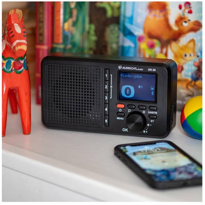 Image du produit Albrecht DR 86 Senior (DAB+ DAB, FM, Bluetooth)