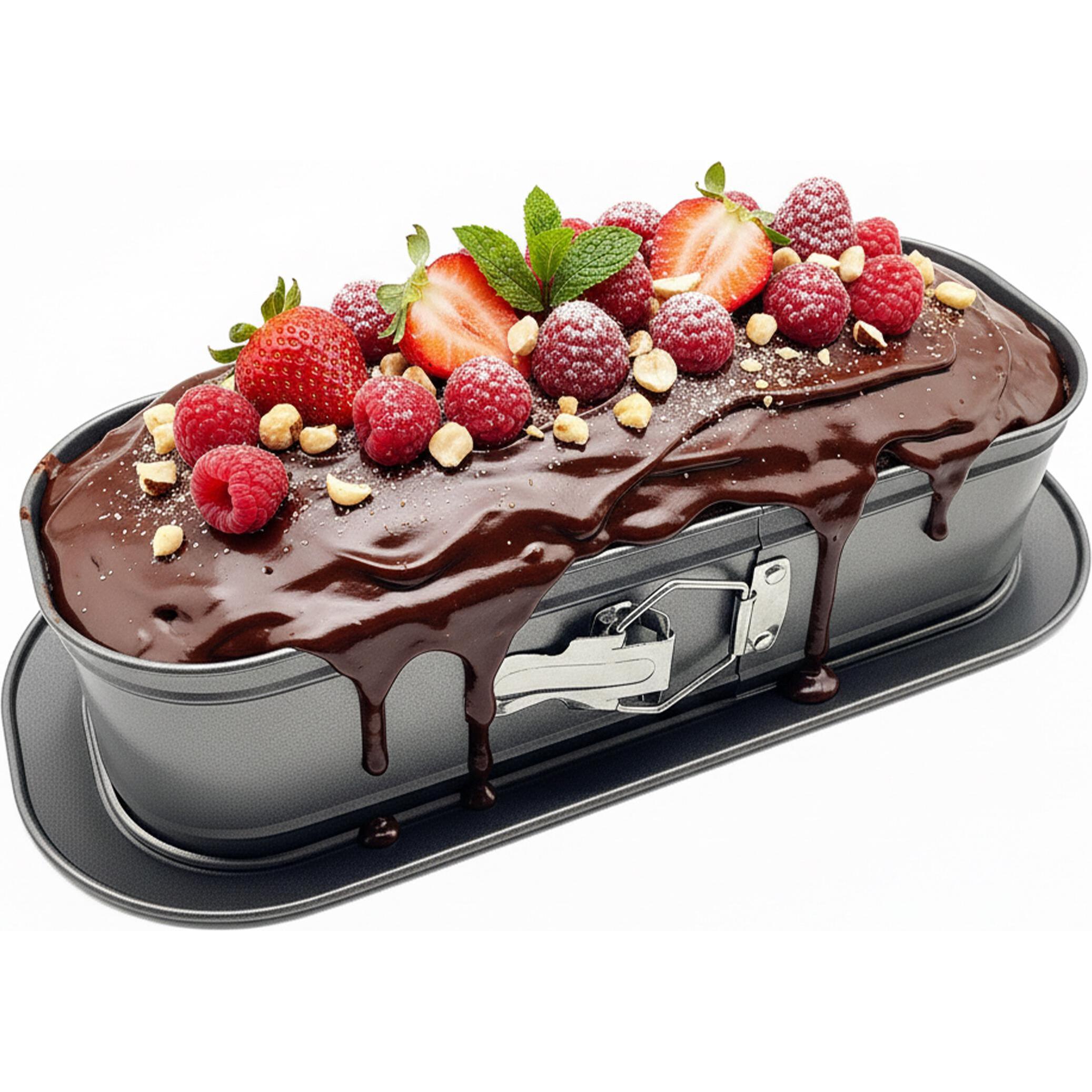 Relaxdays Springform Kastenform mit Auslaufschutz (4052025515430)