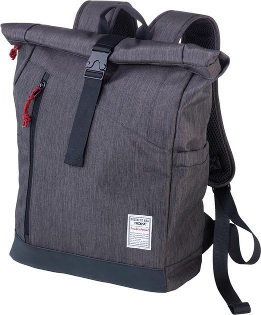 Actual product image Troika BUSINESS ROLL TOP Roll Top backpack, grey/black (15 l)