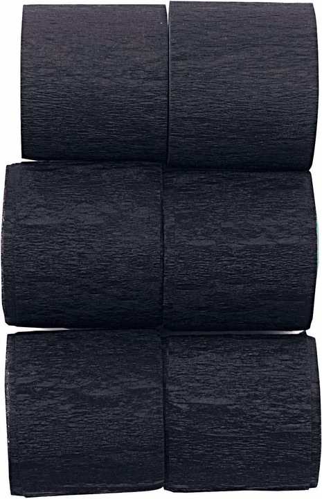 Actual product image Rico Design Crepe tapes 6 rolls, Black (1 x)