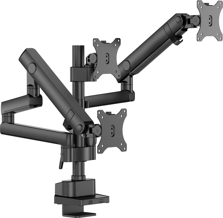 Wiltec Dreifach Monitorhalterung Schreibtisch bis 10kg/Arm Monitorhalter VESA