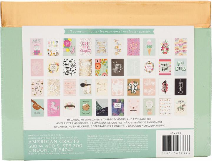 Image du produit American Crafts Tout mettre en place (40 pcs)
