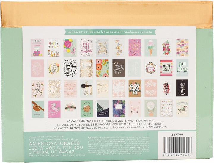 Image du produit American Crafts Tout mettre en place (40 pcs)