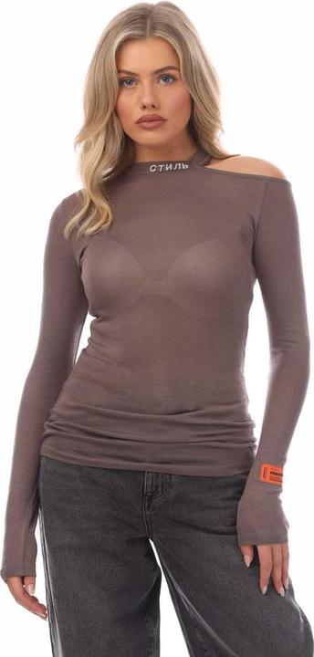 Immagine prodotto Heron Preston CTNMB Felpa Girocollo Spalla Scoperta Donna (38 D)