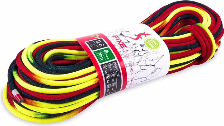 Actual product image Fixe Rainbow 9.6mm End Climbing Rope (70 m)