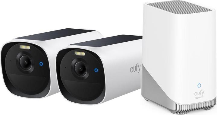Actual product image eufy Anker EufyCam 2x E40 + HomeBase S380 Up to 16TB HDD | AI-Detection (2688 x 1520 pixels)