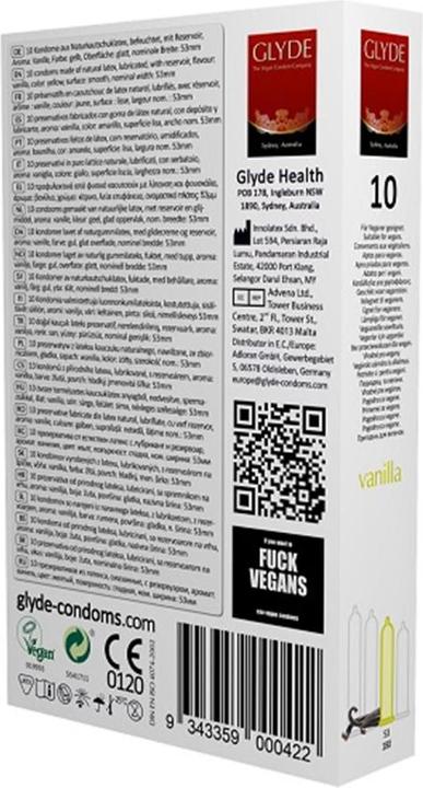 Produktbild Glyde Vanilla (10 Stk.)