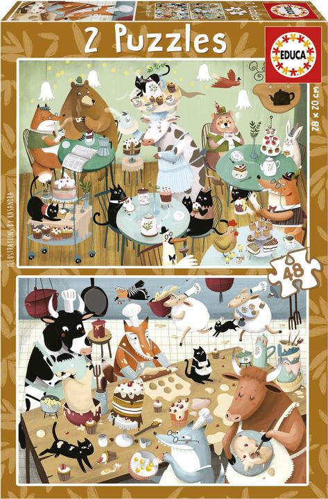 Actual product image Educa Παζλ Forest Tales 2×48 EDU19687 (48 pieces)