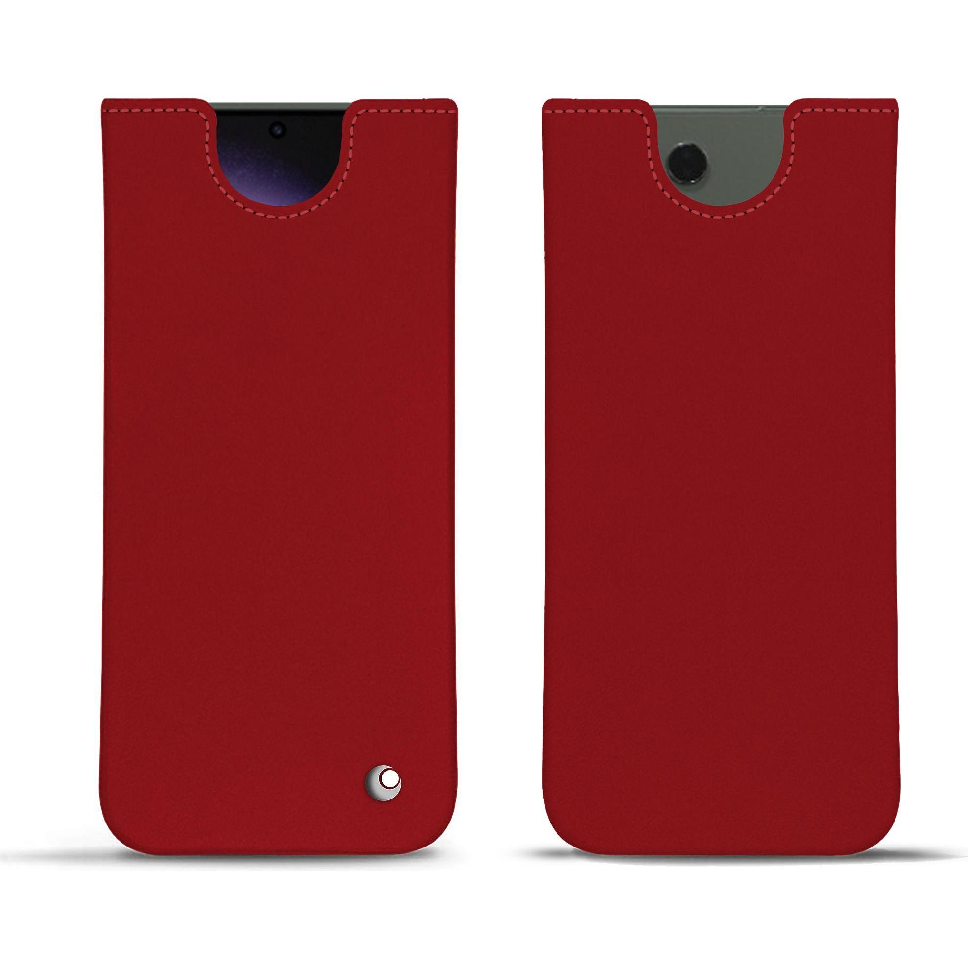 Thumbnail - Noreve Lederschutzhülle (Samsung Galaxy S24 Ultra), Smartphone Hülle, Rot