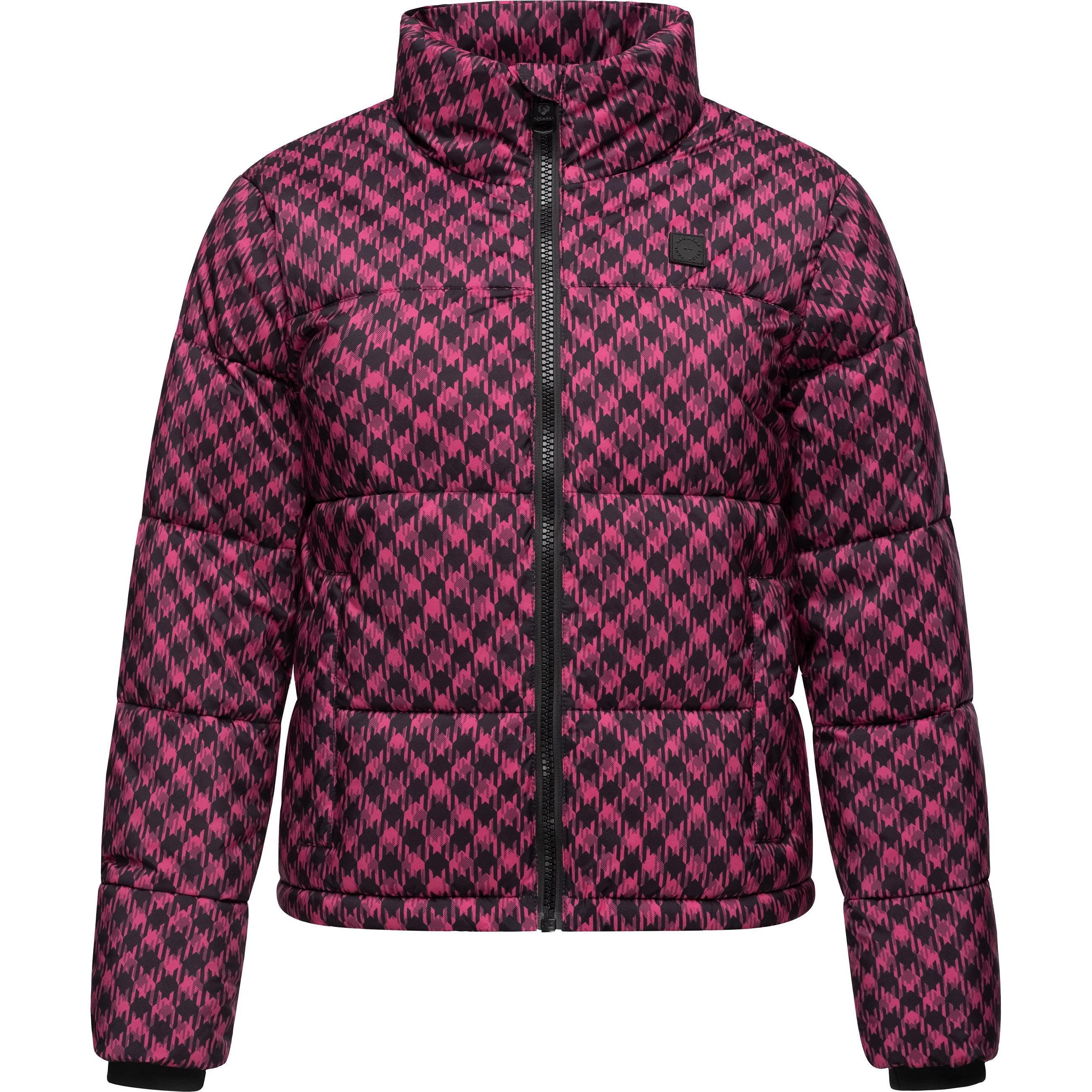 Ragwear, Damen, Jacke, Serah Print (6XL), Rosa, 6XL