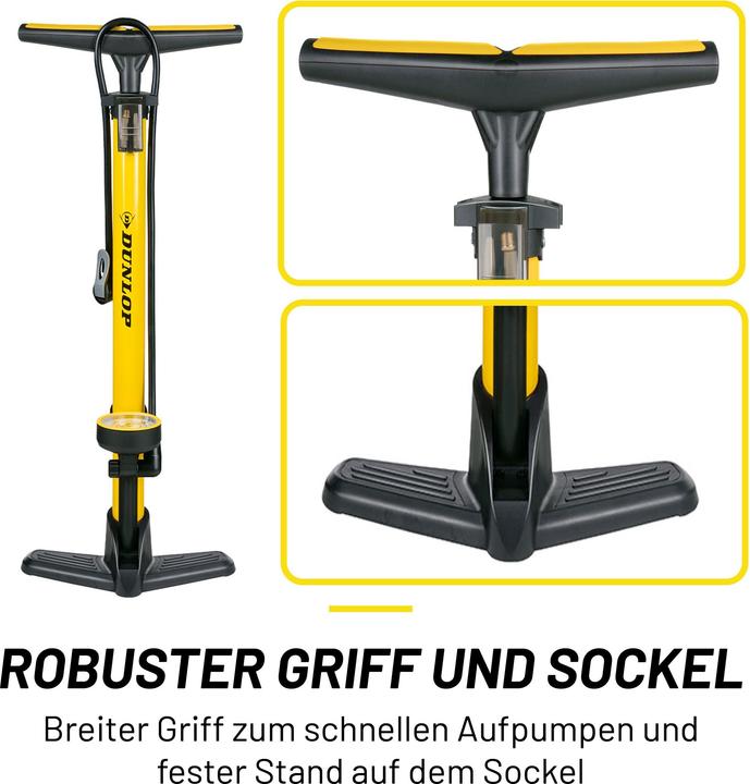 Immagine prodotto Dunlop Pompa da pavimento per biciclette 3as