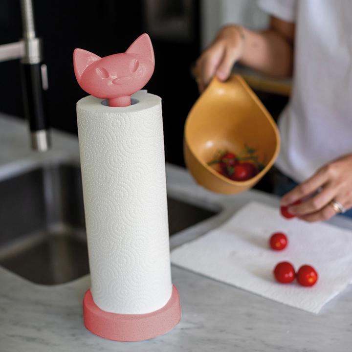 Image du produit Koziol Porte-rouleau de cuisine Miaou Gris foncé