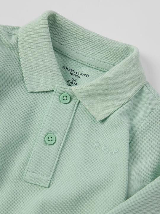 Produktbild PO.P Baby-Langarmbody mit Kragen uni (68)