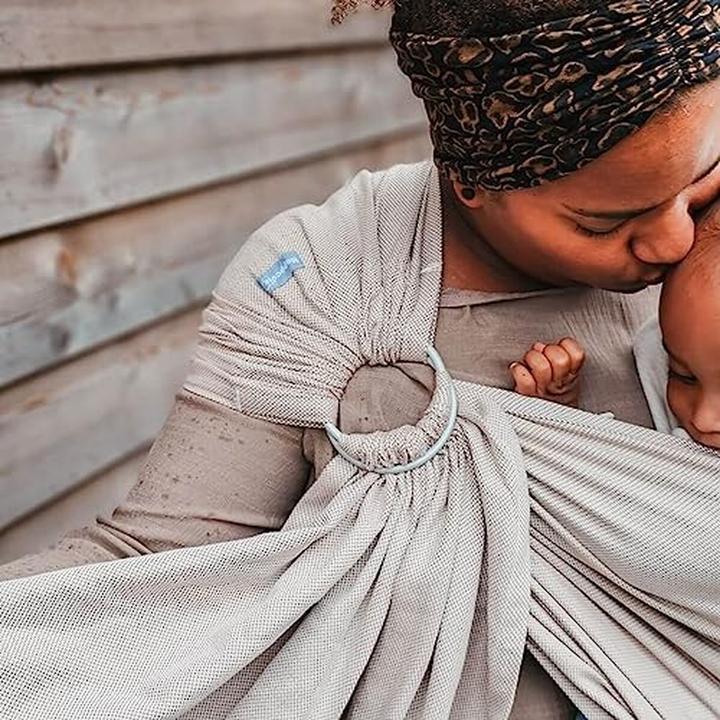 Actual product image Hoppediz Baby sling ring sling organic (2 m)