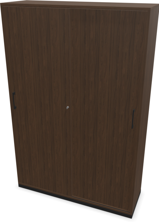 Walnut decor dark with structure, Black